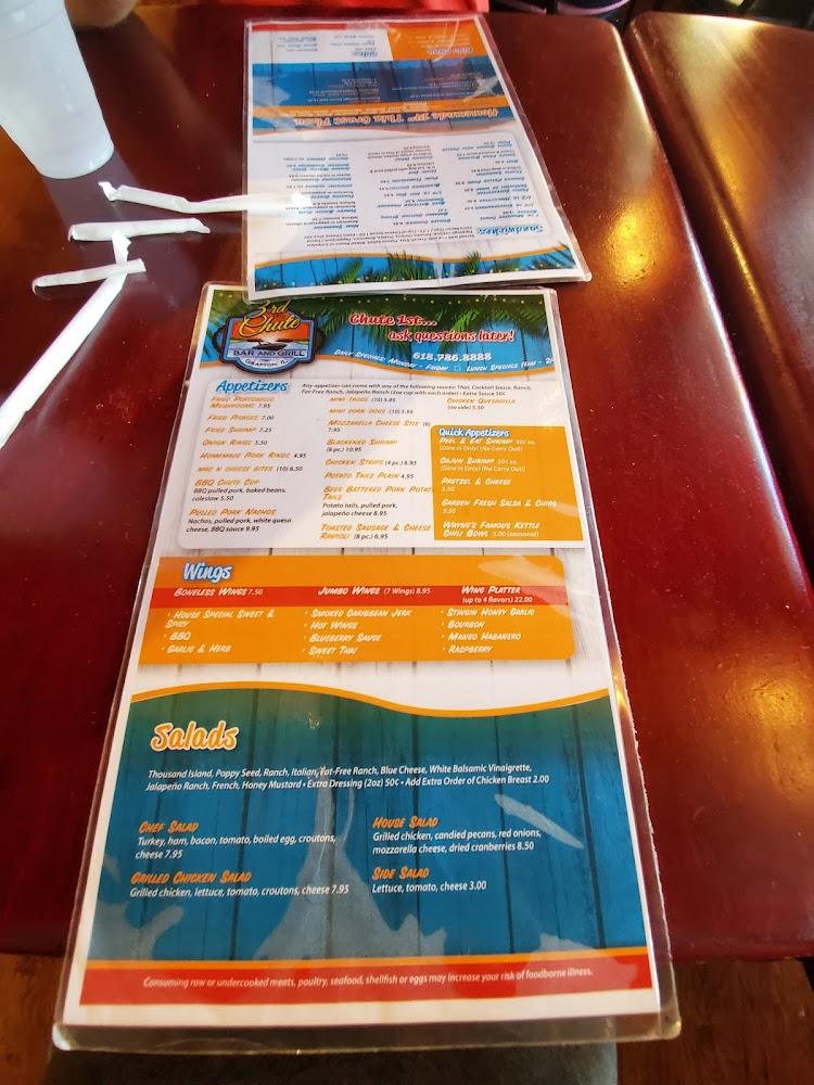3rd Chute Bar & Grill Menu image 2